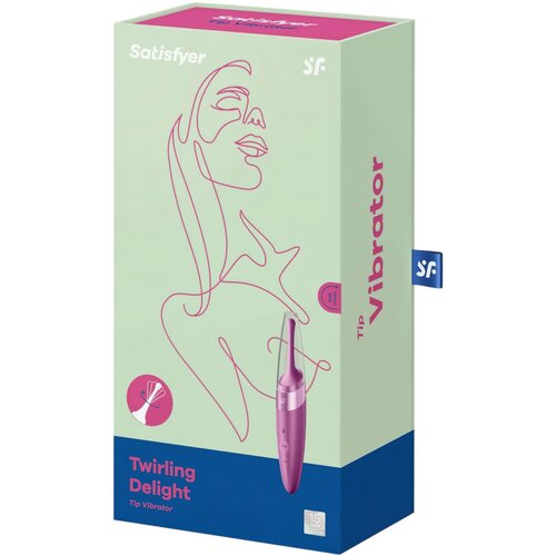 Satisfyer Vibrator Twirling Delight, crveni Slike