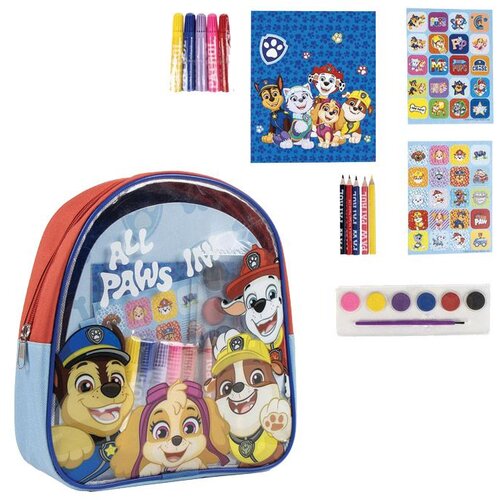 Cerda Ranac dečji sa setom za bojenje pk5 Paw Patrol 2700001591 crveno-plavi Cene
