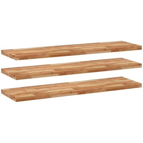 vidaXL Plutajuće police 3kom s uljnim premazom 160x40x4cm drvo bagrema - Uljni premaz 160 x 40 x 4 cm 3 1 Cene