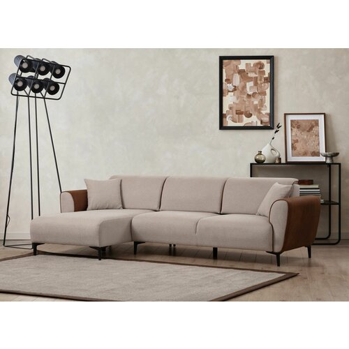Atelier Del Sofa aren left - beige, cinnamon beigecinnamon corner sofa-bed Slike