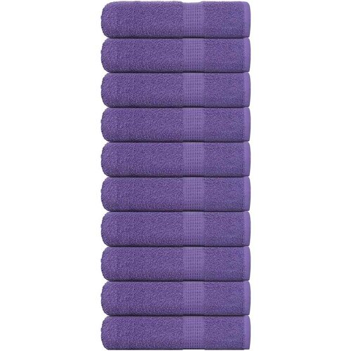 vidaXL Brisače za roke 10 kos vijolična 50x100 cm 360 g/m² 100% bombaž Cene