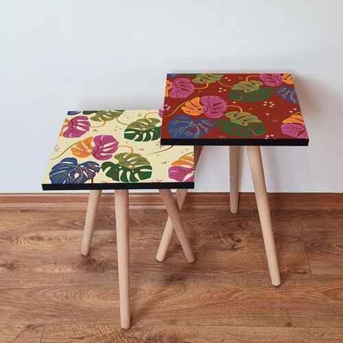 Hanah home set klub stočića 2Shp430, 2 komada, Šareni Cene