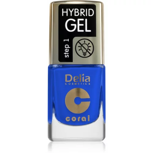Delia Cosmetics Coral Hybrid Gel gel lak za nokte bez korištenja UV/LED lampe nijansa 126 11 ml