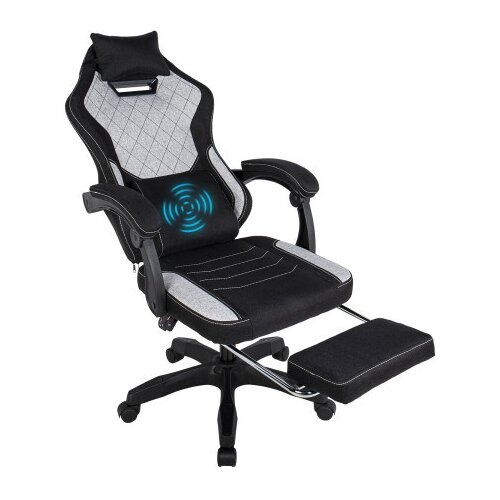 Trick gejmerska stolica sa USB masažerom Romb 1 materijal &amp;scaron;tof ( ROMB 1 ) Slike