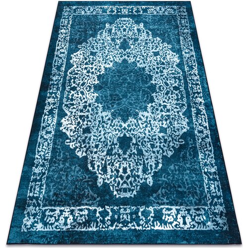 RugsX Preproge Preproga ANTIKA 123 tek, moderen ornament, pralna 120x170 cm Modra Cene