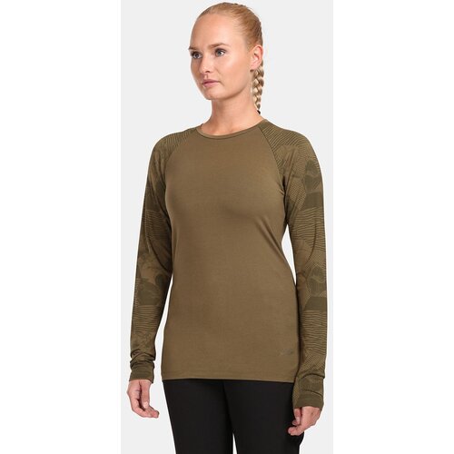 Kilpi Women's long sleeve T-shirt VENDELIA-W Green Cene