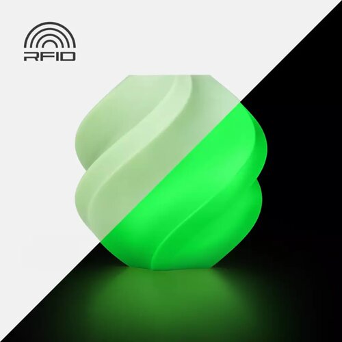 Bambu Lab PLA Glow Green - Tuljava Cene