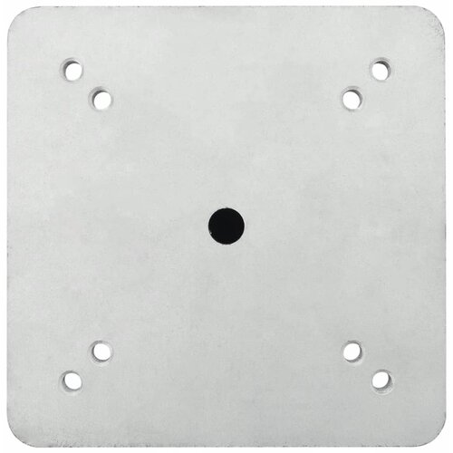  Ukopana baza za suncobran srebrna 16 x 16 x 39,5 cm čelična Slike