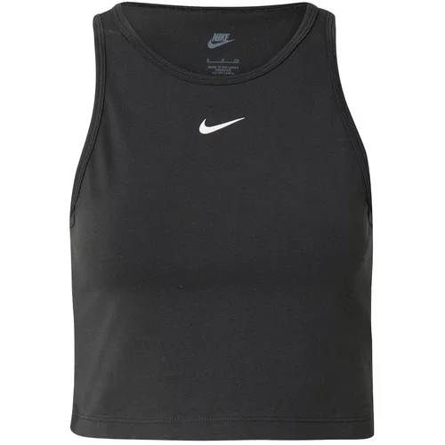 Nike Sportswear Top črna / bela