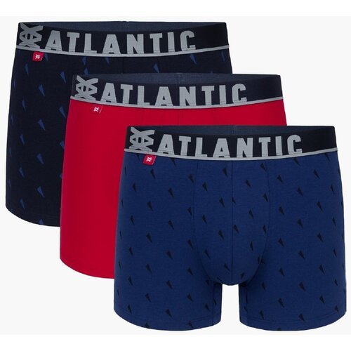 Atlantic Boxer shorts 3MH-174 A&amp;#039;3 S-2XL navy blue-red-blue 033 Slike