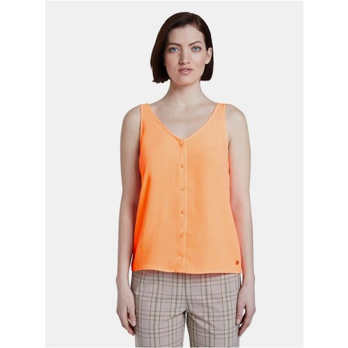 Tom Tailor Orange women's top Denim - Women's Cijene