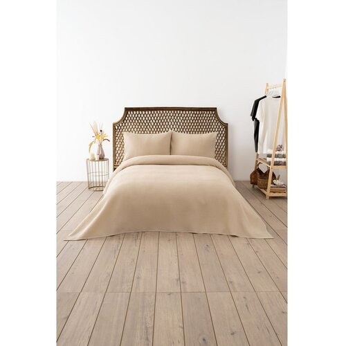 Mijolnir Bež pregrinjalo 200x220 cm Waffle &amp;ndash; Slike