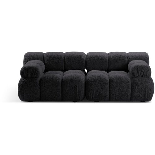 Micadoni Antracitno siva sedežna garnitura iz tkanine boucl&amp;eacute; 188 cm Bellis &amp;ndash; Home Slike