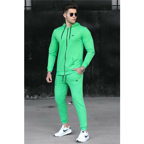 Madmext Sports Sweatsuit Set - Green - Regular fit Slike