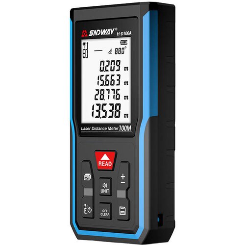 VERK_GROUP H-D100A akumulatorski digitalni laserski merilnik razdalje LCD 100m, (20370568) Slike