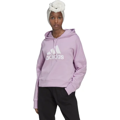 Adidas Sportska sweater majica sivkasto ljubičasta (mauve) / crna / bijela