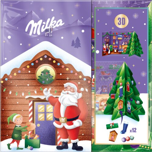 Milka Adventni koledar 3D Craft - 163 g Cene