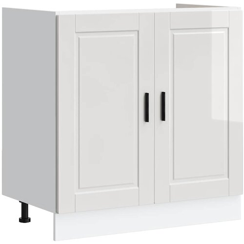 vidaXL Osnovna omarica za umivalnik Porto bela 80x46x81,5 cm, (22010437) Cene