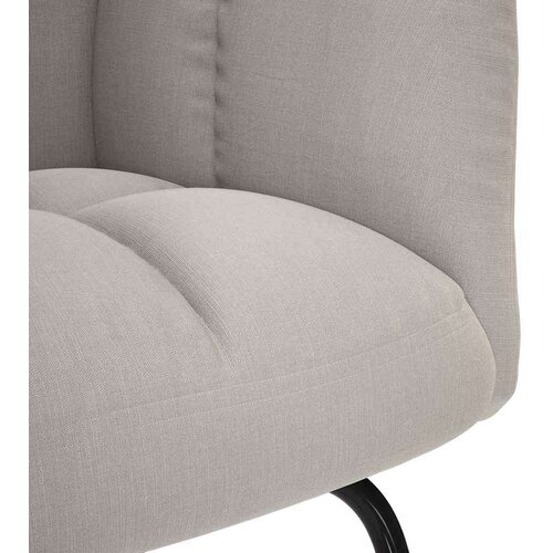 vidaXL Gugalni stol Cloud Grey Fabric Cene