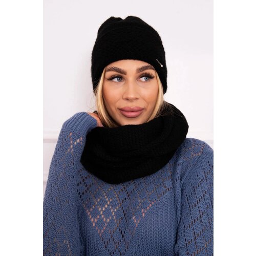 Kesi marka niezdefiniowana Women&amp;#039;s set with mohair Pearl P101 black Slike