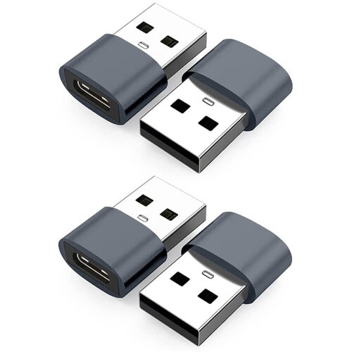 INF Komplet 4x USB na USB-C adapterjev &ndash; Type-C v USB-A, USB 2.0 polnjenje in podatki Gray, (5000277091) Cene