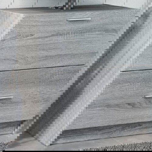 VidaXL Ormarić za umivaonik boja hrasta sonome 59 x 37 x 59 cm drveni Slike