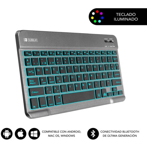 Subblim Teclado tablični računalnik Smart Badlut Bt tipkovnice siva, (20605505) Cene