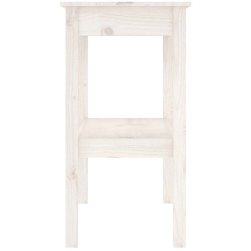  Konzolni stol bijeli 110x40x75 cm od masivne borovine Slike