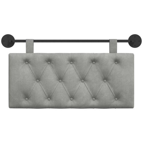  Držeće uzglavlje Zidne Svijetlo siva 100 x 55 x 7 cm Bar&amp;scaron;un - Svjetlosiva 90 cm bez LED Slike