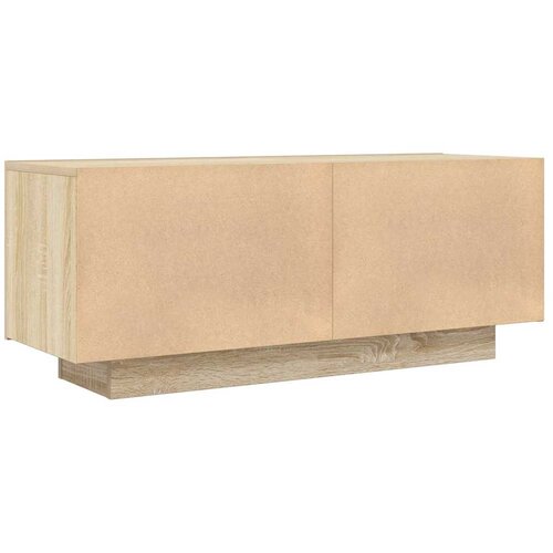  TV ormarić boja hrasta sonome 100x35x40 cm konstruirano drvo Smeđa Slike