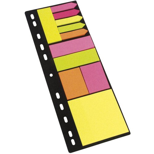 Blok SAMOLJEPLJIV ULOŽNI ZA A4 (11BLX25L) PAPIR GLOBAL NOTES 8748-09 SORTIRANO BLISTER Cijene