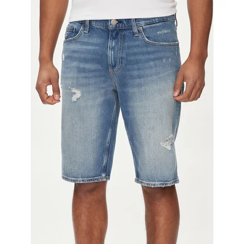 Tommy Jeans Jeans kratke hlače Ryan DM0DM19453 Modra Slim Fit