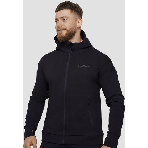 GymBeam Muška dukserica Agile Zip Up Onyx Cijene