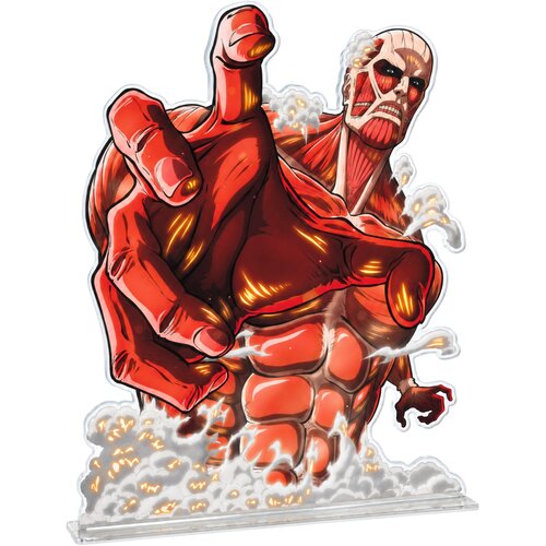 ATTACK ON TITAN Colossal Titan XXL akrilna figura 24cm Slike