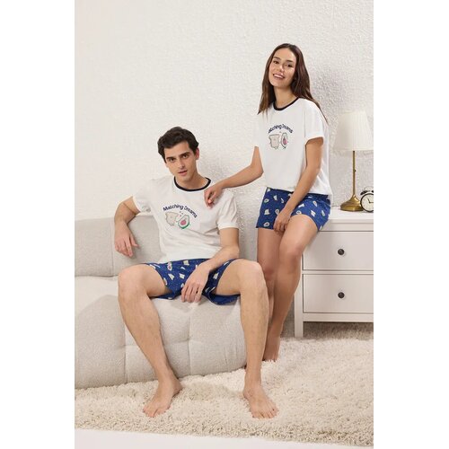 TRENDYOLMILLA Ženski set pidžame Thmss25Pt00294, Krem Cene