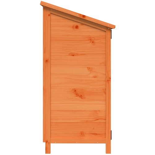  Vrtna &amp;Scaron;upa s krovom Smeđa 59 x 56 x 113,5 cm Čvrsto drvo jele Slike