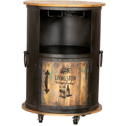 Interia Home & Living Crni metalni vinski stalak za 9 boca, 60x85 cm Luni - Cijene