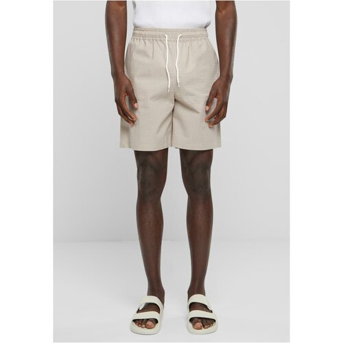 UC Men Men's Seersucker Shorts - Beige Slike