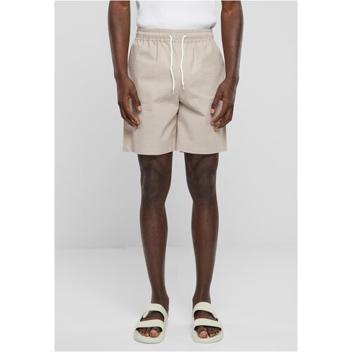 UC Men Men&amp;#039;s Seersucker Shorts - Beige Slike