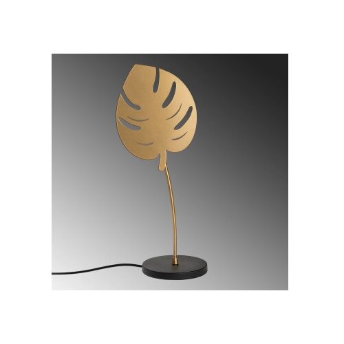 Opviq Stona lampa Leaf-15325, Zlatno-crna Slike