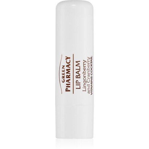 Green Pharmacy Lip Care Lingonberry and Cranberry hranilni balzam za ustnice SPF 10 3.6 ml Cene