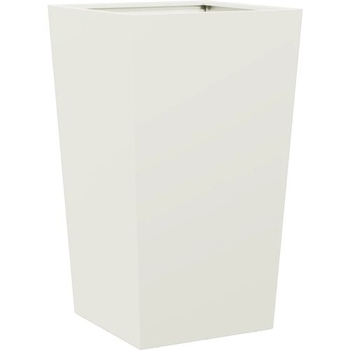 vidaXL Vrtno korito bela 45x45x75 cm jeklo, (21366764) Cene