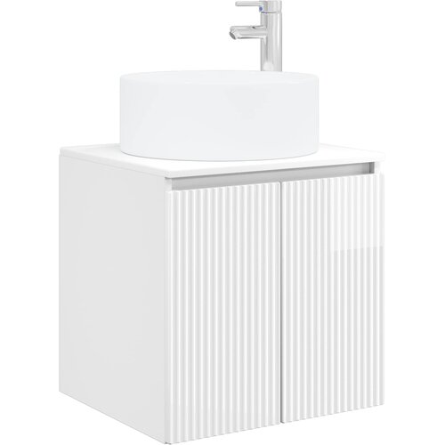  Set ormarića za kupaonicu 3 kom. Bijela visokog sjaja 49,5 x 44,5 x 65,5 cm Slike
