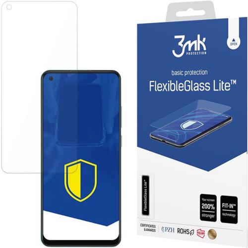 3mk FLEXIBLEGLASS SOLID HYBRID GLASS ZA OPPO A78 4G ZA&amp;Scaron;ČITA ZASLON, (21965934) Slike