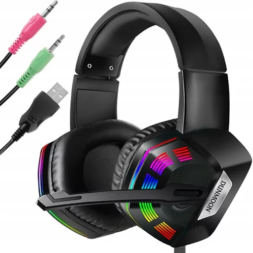  RGB igralne slušalke 5.1 z mikrofonom USB AUX