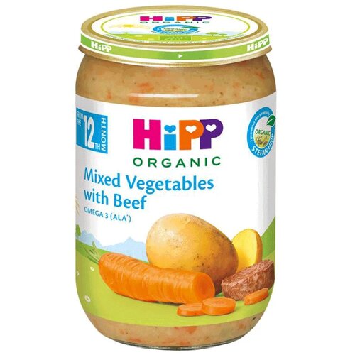 Hipp kašica mešano povrće sa govedinom 220gr, 12m+ 7874 Cene