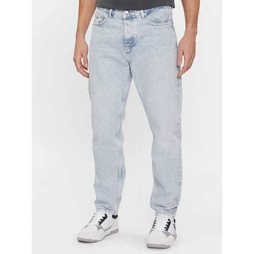 Tommy Jeans Jeans hlače Isaac DM0DM17915 Modra Tapered Fit