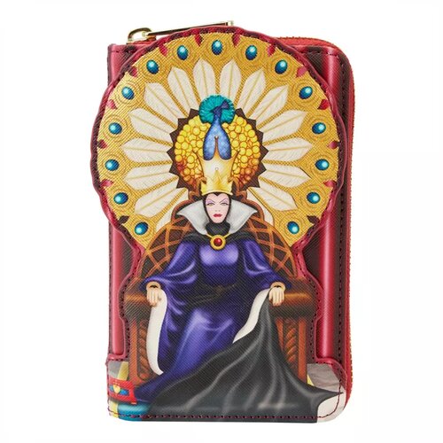 Loungefly disney snow white evil queen throne zip around wallet Cene