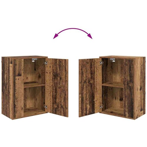  Set TV ormarića od 4 dijela 4 pcs Staro drvo Konstruirano drvo Slike