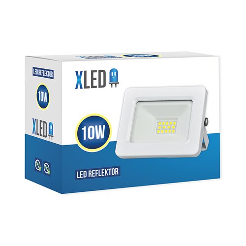 Xled LED VODOOTPORNI BELI REFLEKTOR 10W 6500K/800LM/ 230V/IP65 Slike